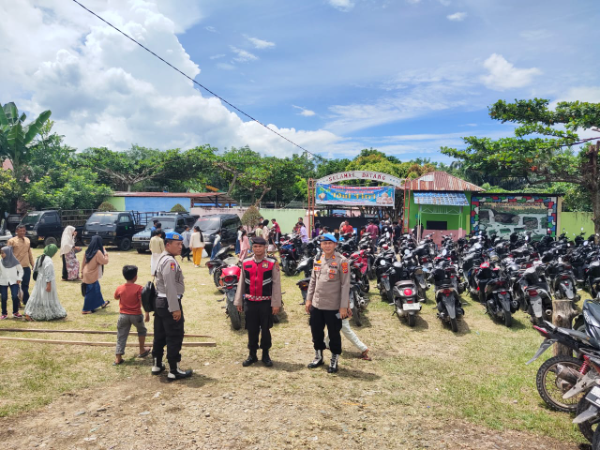 personil Gabungan Polres Palas laksanakan pengamanan beberapa Objek wisata diwilayah hukumnya. (And)