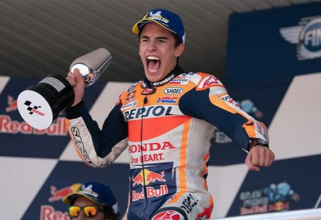 Pebalap Honda asal Spanyol Marc Marquez