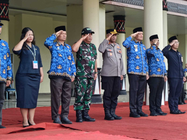 Wakapolres Padang Lawas hadiri Upacara Hari Kesadaran Nasional 2025, tegaskan komitmen peningkatan disiplin, profesionalisme, dan sinergi Polri–Pemda demi kamtibmas kondusif. Rabu, (18/2/2026).