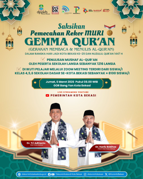 Program GEMMA QUR’AN (Gerakan Membaca dan Menulis Al-Qur’an) Pemkot Bekasi.