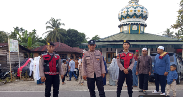 Polres Padang Lawas dalam Pengamanan Sholat IdulFitri 1447H/2026M.
