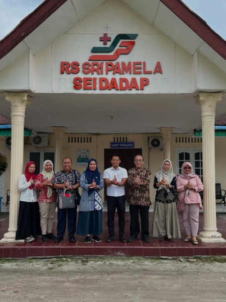 RS Sri Pamela Sei Dadap menerima visitasi dari PERSI, Dinkes, dan BPJS sebagai bagian evaluasi standar layanan rumah sakit 2025. Langkah ini menjadi bukti komitmen Holding Perkebunan Nusantara dalam menghadirkan pelayanan kesehatan yang profesional, berkualitas, dan berkelanjutan.