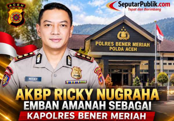 AKBP Ricky Nugraha, S.I.K., M.Si., resmi mengemban amanah sebagai Kapolres Bener Meriah Polda Aceh.