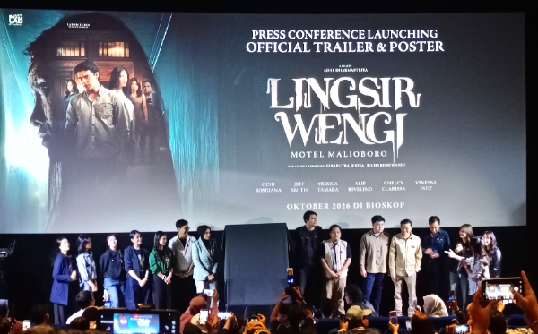 Official poster dan trailer Lingsir Wengi Motel Malioboro resmi diperkenalkan di Jakarta. Film horor produksi LAB Pictures ini dijadwalkan tayang di seluruh bioskop Indonesia pada 22 Oktober 2026.