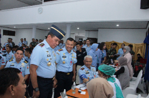 Peduli Sesama, TNI AU Bakorda Bandung Gelar Donor Darah Dalam Rangka HUT Ke-79 TNI AU