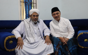 Wawali Bobihoe Silaturahmi ke Habib Hamid Nagib Pimpinan Ponpes Al Khairaat Rawalumbu