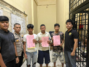 Curi 670 Kg Sawit di Kebun Barapala, Tiga Pelaku di Palas Ditangkap Polisi