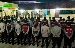 Kapolres Palas Turunkan Personel Gabungan Amankan Malam Takbiran, Dalam Rangka Ops Ketupat Toba 2026