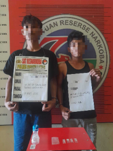 Satresnarkoba Palas Amankan Dua Terduga Pelaku Kasus Sabu di Sipagabu
