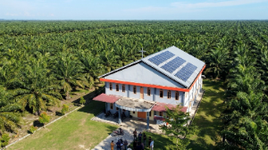 PTPN Group Pasang PLTS di Gereja Kalbar, Dorong Energi Bersih di Momentum Kenaikan Yesus Kristus