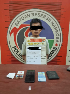 Satresnarkoba Polres Palas Tangkap Pengedar Sabu di Pasar Sibuhuan