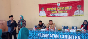 H. Karim Hadiri Pisah Sambut Camat Cirinten, Dorong Lanjutkan Pembangunan