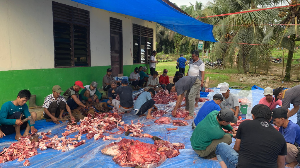 Holding Perkebunan Nusantara Salurkan 150 Ton Daging Kurban, PalmCo Antar Langsung Hingga Pelosok Desa