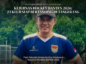 Kejurnas Hockey Banten 2026 Resmi Dibuka 23 Agustus, 23 Klub Siap Bertanding di GOR Nambo Tangerang