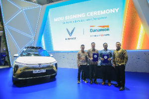 VinFast Gandeng Danamon di GIIAS 2026, Perkuat Pembiayaan Dealer untuk Percepat Ekspansi Mobil Listrik di Indonesia