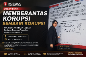 Carrel Ticualu Dorong Uji Objektif Enam Dugaan Perkara dalam Bedah Buku KOSMAK