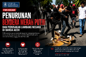 FWK Kecam Dugaan Penurunan Bendera Merah Putih di Aceh, Minta Aparat Tegakkan Hukum