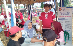 Peringati HUT RI Ke 81, PAC PDIP Bekasi Utara Gelar Senam Bersama Dan Cek Kesehatan Gratis