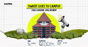 Owrite Goes to Campus di UI, Sayid Iskandarsyah: Ajang Jaring Mahasiswa Unggul di Era Digital