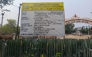 Proyek Alun-Alun Kota Serang Rp48 Miliar Disorot, LSM Temukan Dugaan Ketidaksesuaian Pekerjaan
