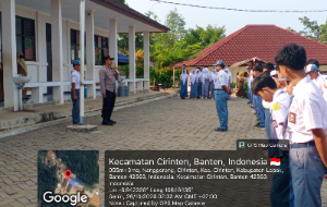 Kapolsek Cirinten Pimpin Upacara di SMAN 1 Cirinten, Siswa Diimbau Jauhi Narkoba dan Tawuran